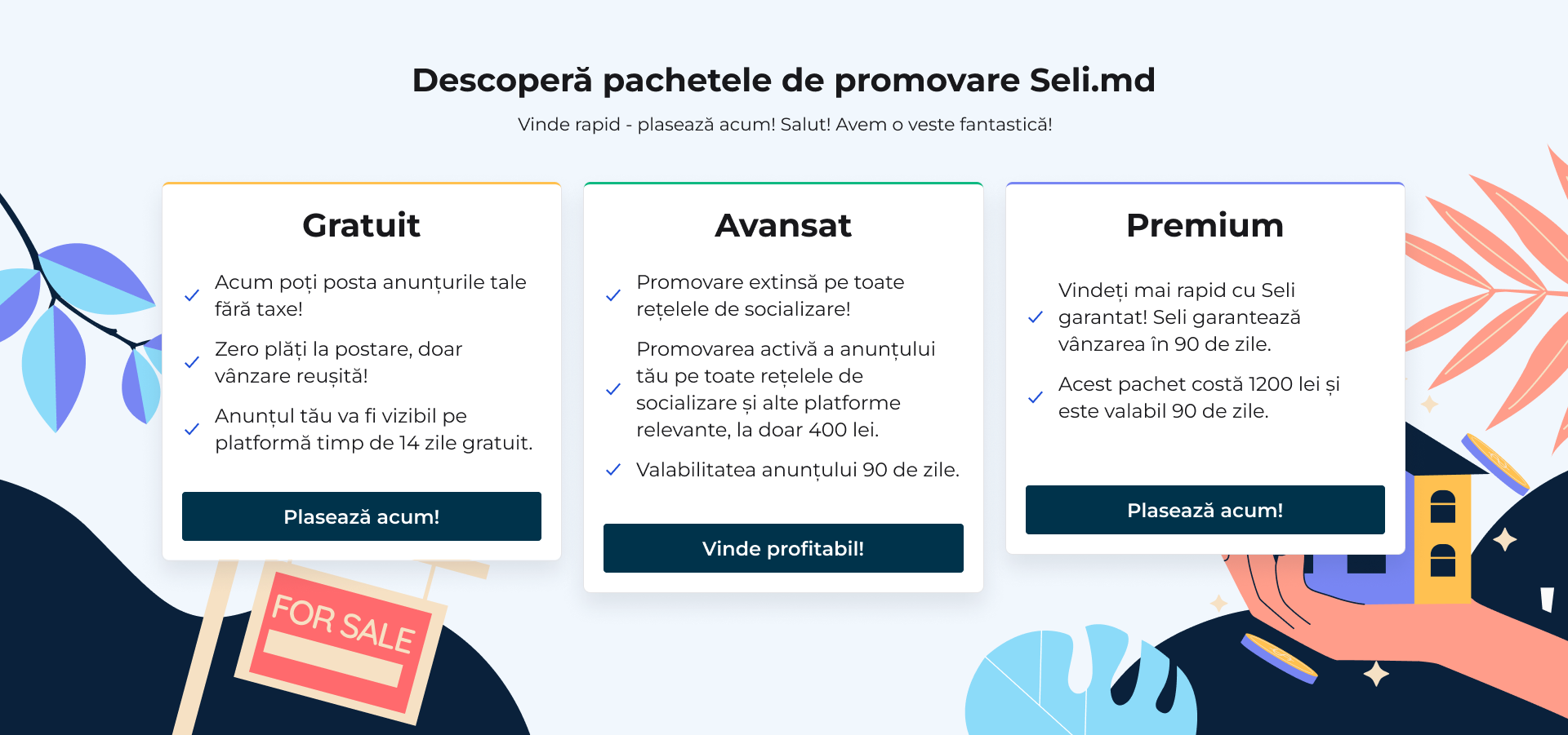 Descoperă pachetele de promovare seli.md