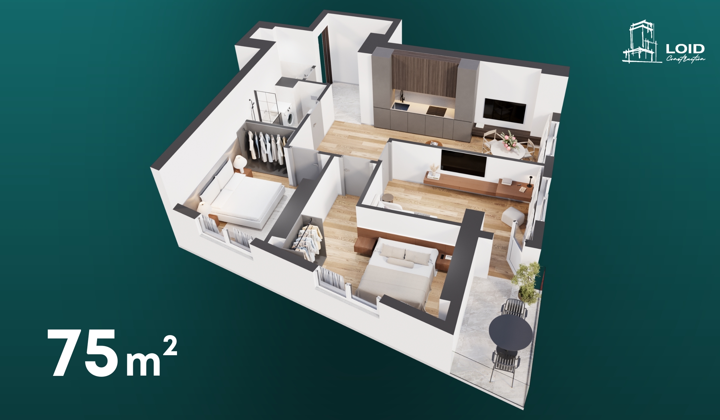 Apartament - 75.00